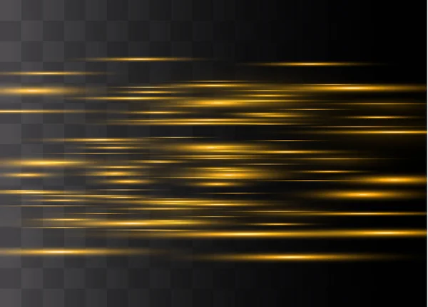 Éblouissement horizontal jaune — Image vectorielle