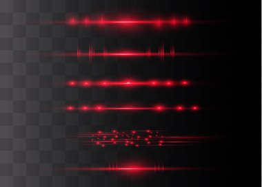 Kırmızı yatay parlama