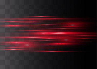 Kırmızı yatay parlama