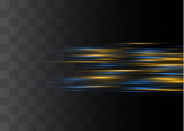Éblouissement horizontal jaune — Image vectorielle