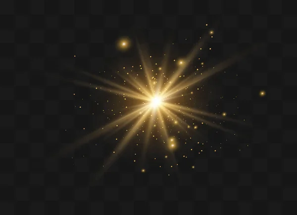 Σκόνη σπινθήρες αστέρια — Διανυσματικό Αρχείο