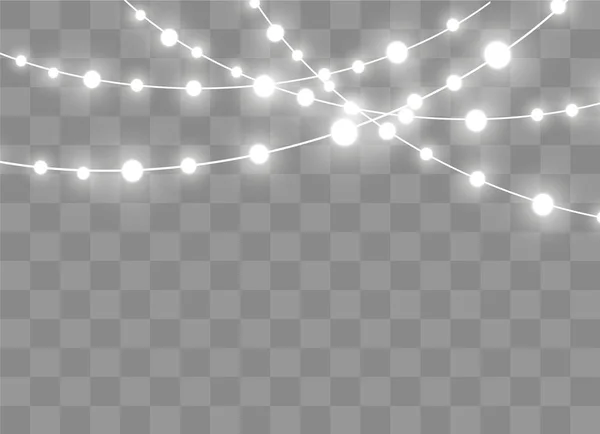 Efecto luces de Navidad — Vector de stock