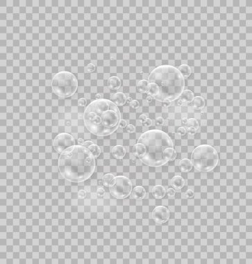 Gerçekçi sabun köpükleri.