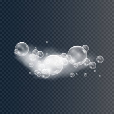 Köpük ve kabarcıklar.