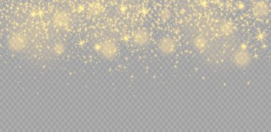 Sarı toz kıvılcımları.