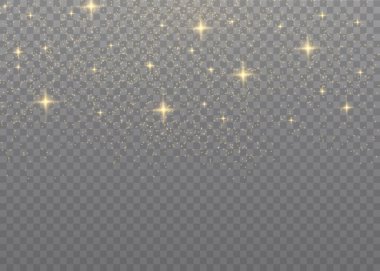 Sarı toz kıvılcımları.