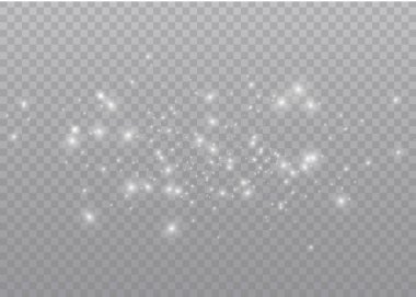 Beyaz toz kıvılcımları.