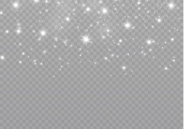 Beyaz toz kıvılcımları.