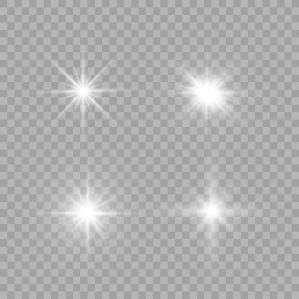 Étoiles blanches. — Image vectorielle