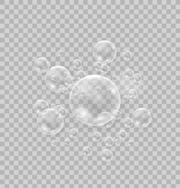 Gerçekçi sabun köpükleri.