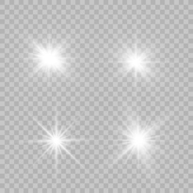 Beyaz ışık yıldızlar.