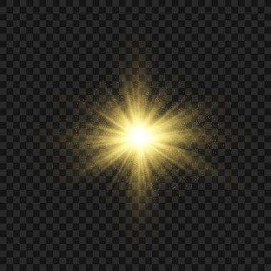 Sarı ışık yıldızları.