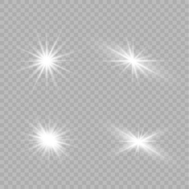 Beyaz ışık yıldızlar.