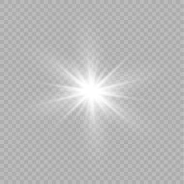 Beyaz ışık yıldızlar.