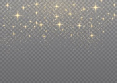 Sarı toz kıvılcımları.