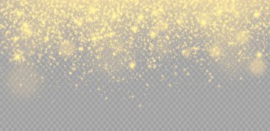 Sarı toz kıvılcımları.