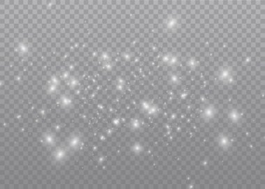 Beyaz toz kıvılcımları.