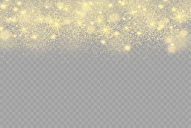 Sarı toz kıvılcımları.