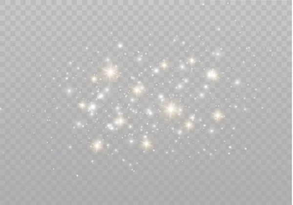 Sparkling dust particles. — Stock Vector