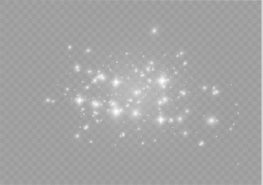 Beyaz toz kıvılcımları.