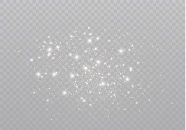 Beyaz toz kıvılcımları.