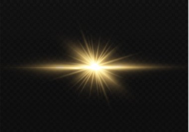 Sarı ışık yıldızları.