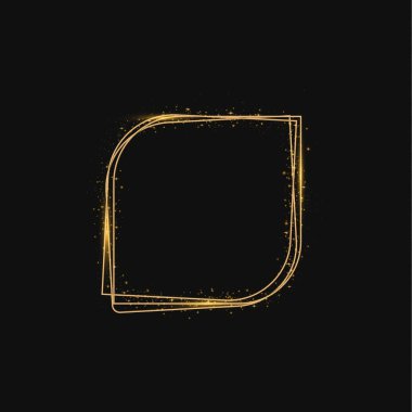 Altın gibi parlak çerçeveler.