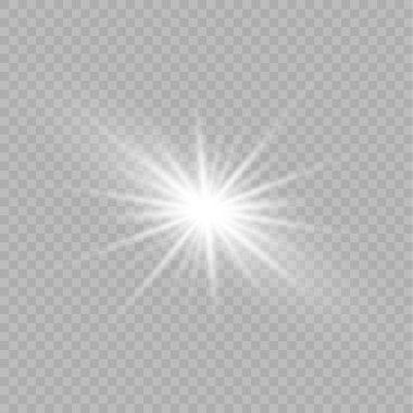 Beyaz ışık yıldızlar.