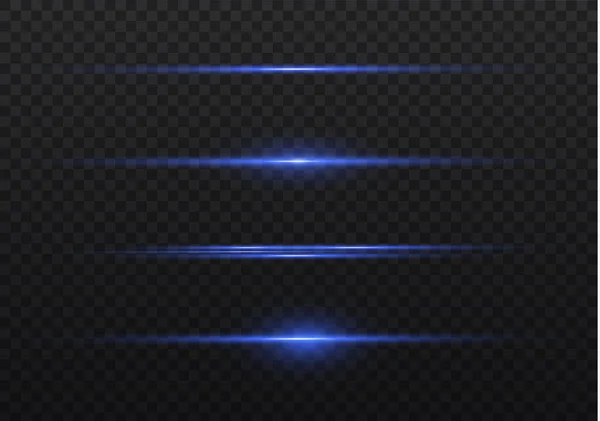 Ligne horizontale bleue. — Image vectorielle