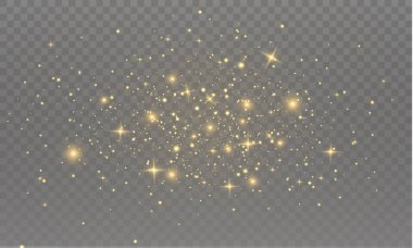 Sarı toz kıvılcımları.