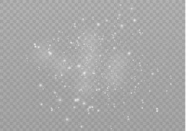 Beyaz toz kıvılcımları.