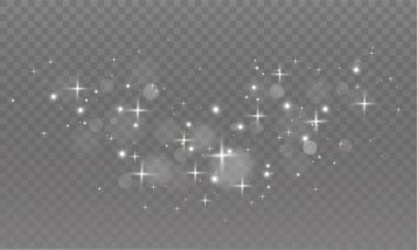 Beyaz toz kıvılcımları.