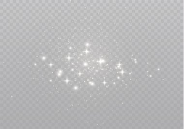 Beyaz toz kıvılcımları.