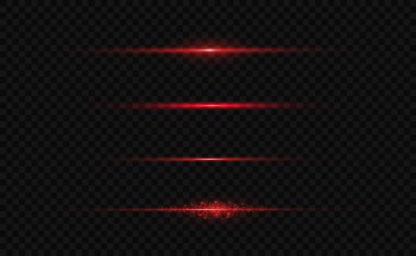 Kırmızı yatay çizgi.