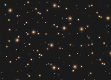 Altın tozu kıvılcımları.