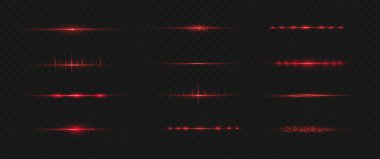 Kırmızı yatay çizgi.