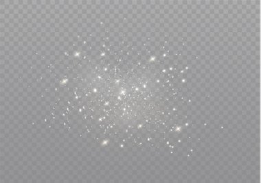 Beyaz toz kıvılcımları.