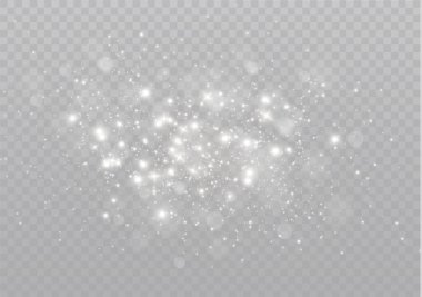 Beyaz toz kıvılcımları.