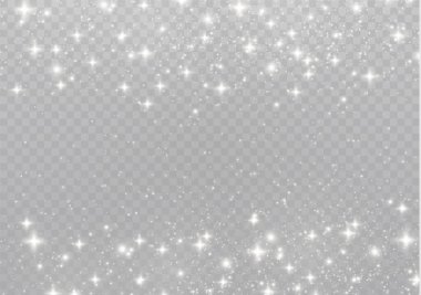 Beyaz toz kıvılcımları.