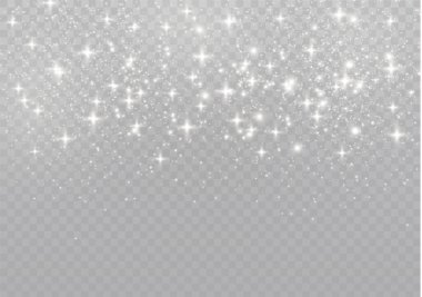 Beyaz toz kıvılcımları.