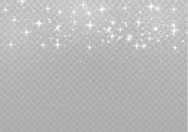 Beyaz toz kıvılcımları.