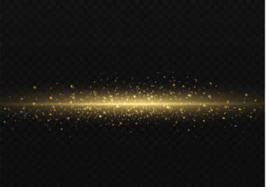 Sarı ışık huzmeleri.