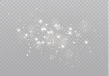 Beyaz toz kıvılcımları.