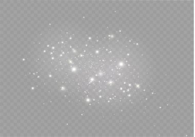 Beyaz toz kıvılcımları.