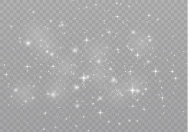 Beyaz toz kıvılcımları.