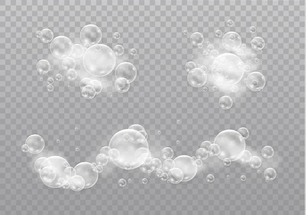 Foam and bubbles.