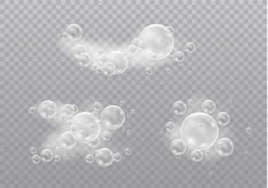 Köpük ve kabarcıklar.