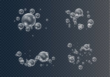 Gerçekçi sabun köpükleri.