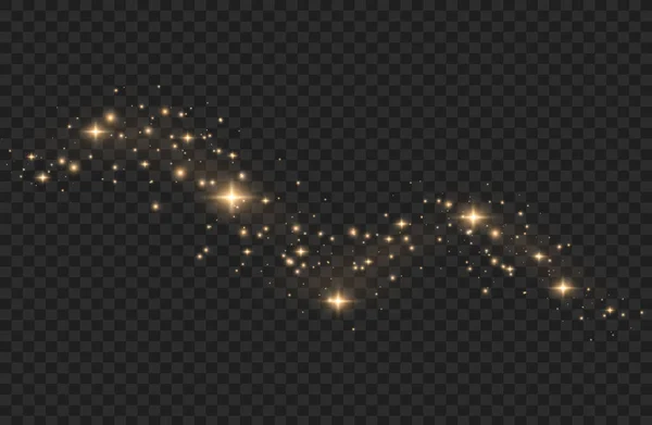 Polvo chispas estrellas — Vector de stock