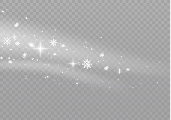 Étincelles blanches lumière — Image vectorielle